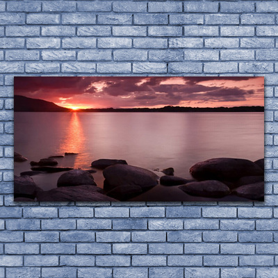 Bild canvas Havet stenar landskap