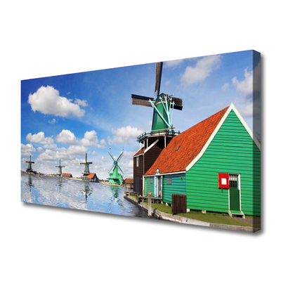 Bild canvas Husets arkitektur