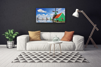 Bild canvas Husets arkitektur