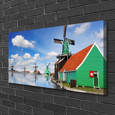 Bild canvas Husets arkitektur