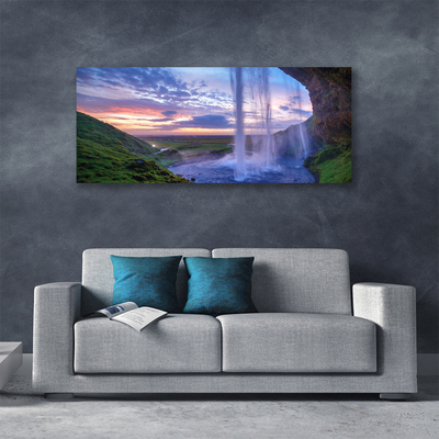 Fototryck canvas Vattenfall Landskap Vatten