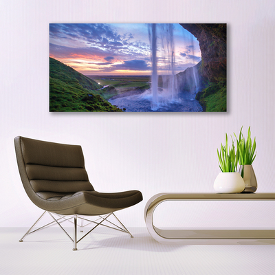 Fototryck canvas Vattenfall Landskap Vatten