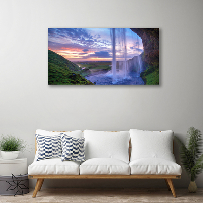 Fototryck canvas Vattenfall Landskap Vatten