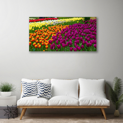 Fototryck canvas Tulpaner Blommor