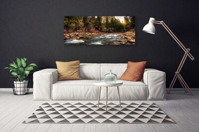 Canvas bild Forest Lake Naturvatten