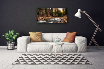 Canvas bild Forest Lake Naturvatten