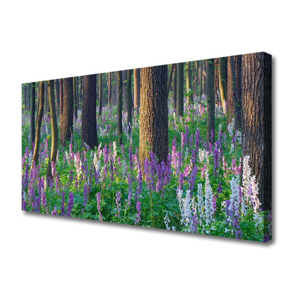 Bild canvas Skogsblommor Natur