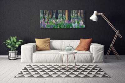 Bild canvas Skogsblommor Natur