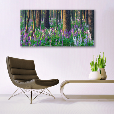 Bild canvas Skogsblommor Natur