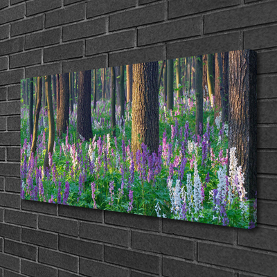 Bild canvas Skogsblommor Natur