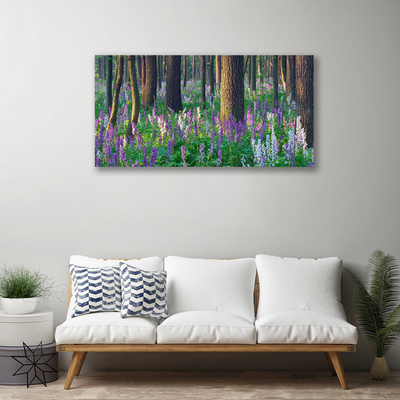 Bild canvas Skogsblommor Natur