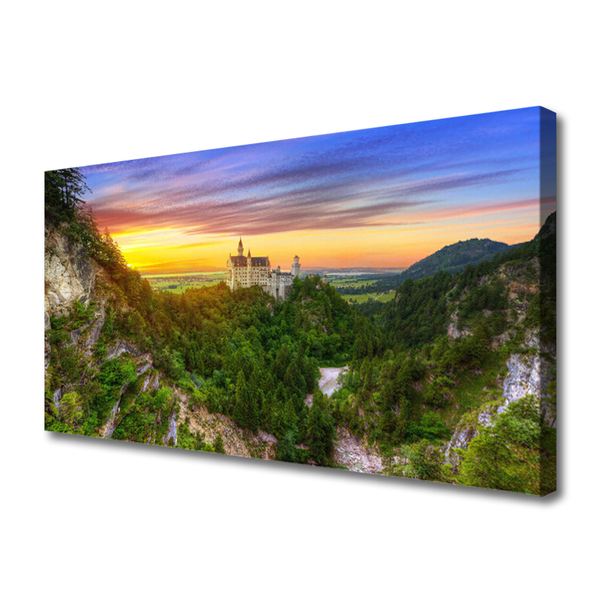 Fototryck canvas Bergslandskap