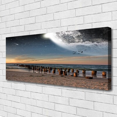 Canvas bild Ocean Beach Landskap