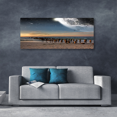 Canvas bild Ocean Beach Landskap