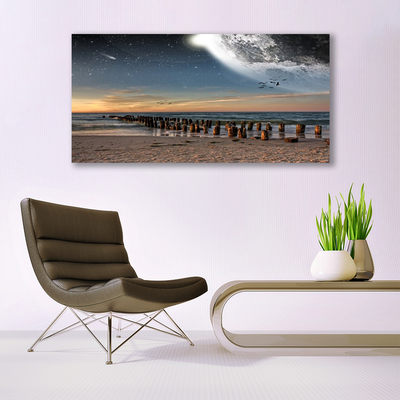 Canvas bild Ocean Beach Landskap