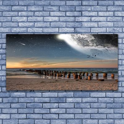 Canvas bild Ocean Beach Landskap