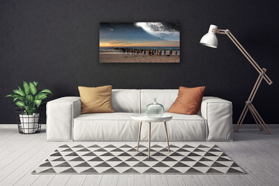 Canvas bild Ocean Beach Landskap