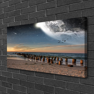 Canvas bild Ocean Beach Landskap