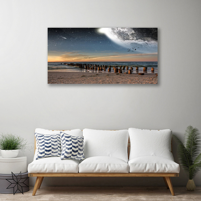 Canvas bild Ocean Beach Landskap