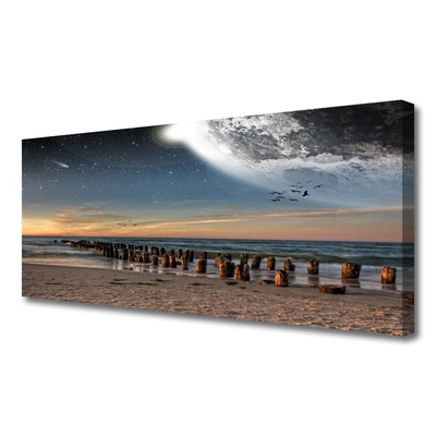 Canvas bild Ocean Beach Landskap