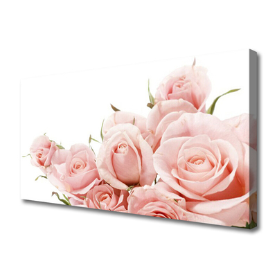 Canvas bild Roses Blommor Plant