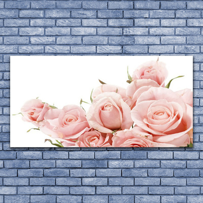 Canvas bild Roses Blommor Plant