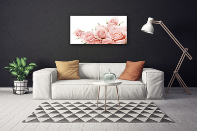 Canvas bild Roses Blommor Plant