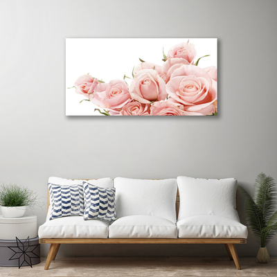 Canvas bild Roses Blommor Plant