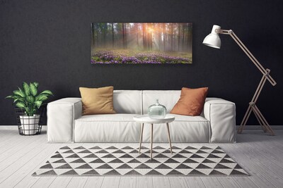 Bild canvas Skogsblommor Växtnatur