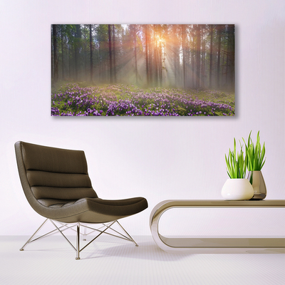 Bild canvas Skogsblommor Växtnatur