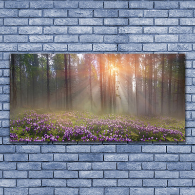 Bild canvas Skogsblommor Växtnatur