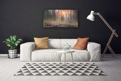 Bild canvas Skogsblommor Växtnatur