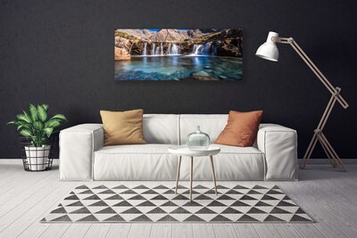 Fototryck canvas Natur vattenfall