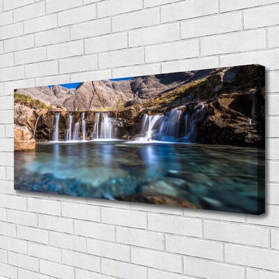 Fototryck canvas Natur vattenfall