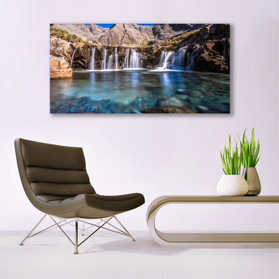 Fototryck canvas Natur vattenfall