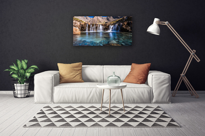 Fototryck canvas Natur vattenfall