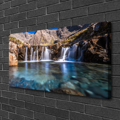 Fototryck canvas Natur vattenfall
