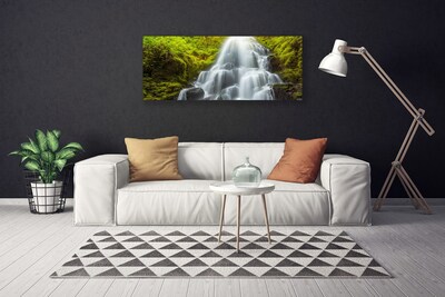 Canvas bild Natur vattenfall