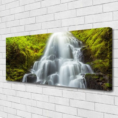 Canvas bild Natur vattenfall