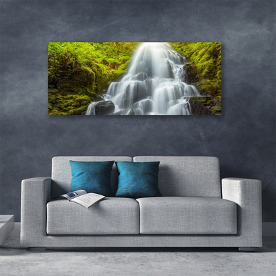 Canvas bild Natur vattenfall