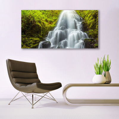 Canvas bild Natur vattenfall