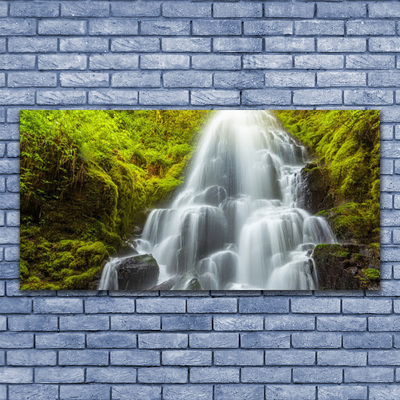 Canvas bild Natur vattenfall