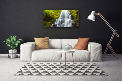 Canvas bild Natur vattenfall