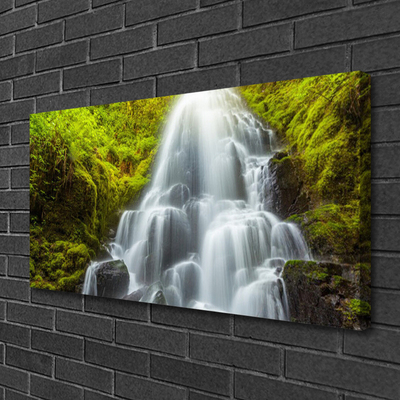 Canvas bild Natur vattenfall