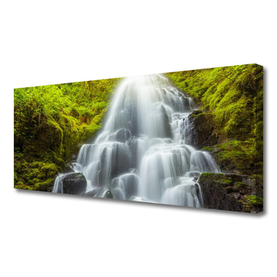 Canvas bild Natur vattenfall