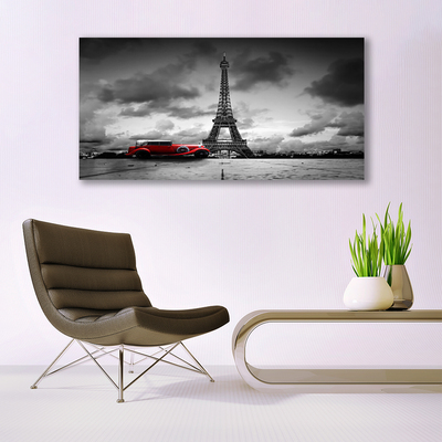 Foto på duk Eiffeltornets arkitektur