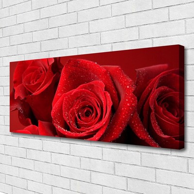 Canvas bild Rosor Blommor