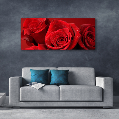 Canvas bild Rosor Blommor