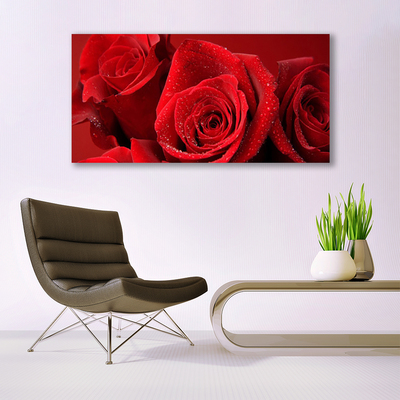 Canvas bild Rosor Blommor