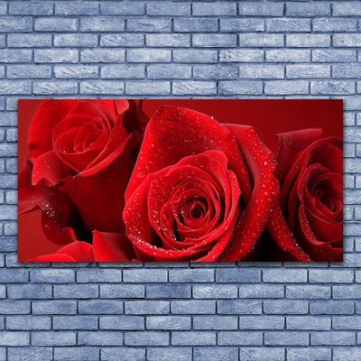 Canvas bild Rosor Blommor